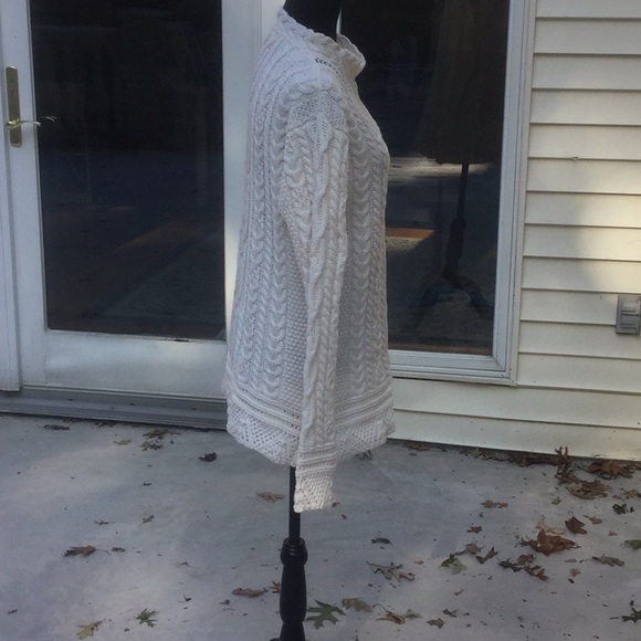 Sold Irish store merino wool pullover detailed collar - Picture 5 of 13